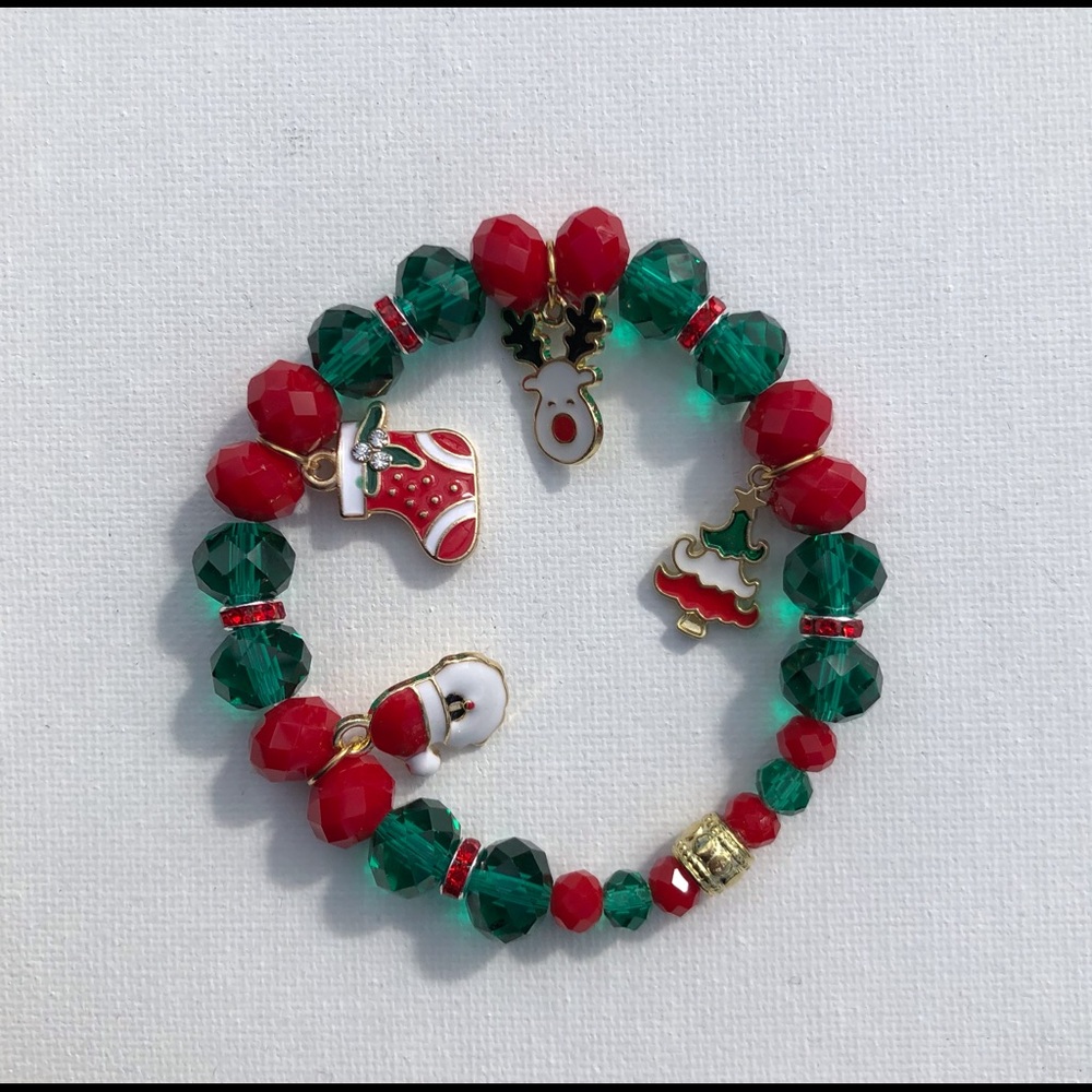 🎁Sparkly holiday charm bracelet BOGO
